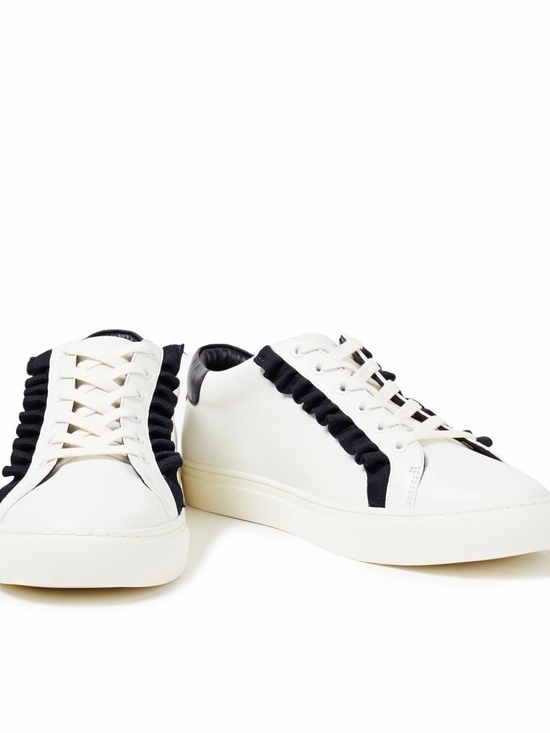 Tory Sport Shoes - Tory Sport Ruffled Leather Sneakers
